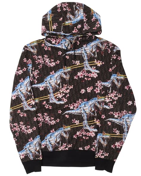 dior cherry blossom hoodie|Dior x Sorayama Tyrannosaurus Rex Cherry Blossom Crewneck .